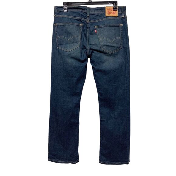 Levi’s 527 Bootcut Jeans Men’s W36 L30 Blue Denim Mid Rise Stretch USA Classic - Picture 2 of 11